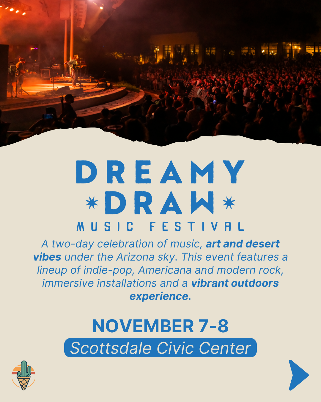 Campaign Dreamy Draw Music Festival slide 1